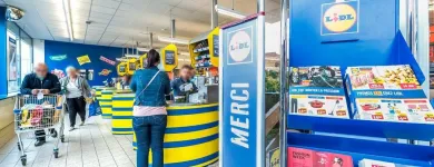 Entreprises 10 image LIDL detailhandel in niet-gespecialiseerde winkels waarbij voedings- en genotmiddelen overheersen (verkoopsoppervlakte tussen 400 m² en minder dan 2500 m²) dans Châtelineau WHT